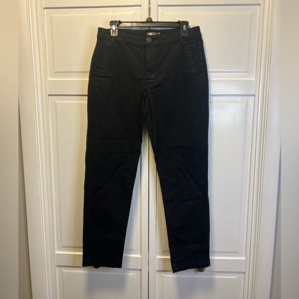 Kut From The Kloth Naomi Straight Leg Trousers/Pants Size Women’s 6 Color Black
